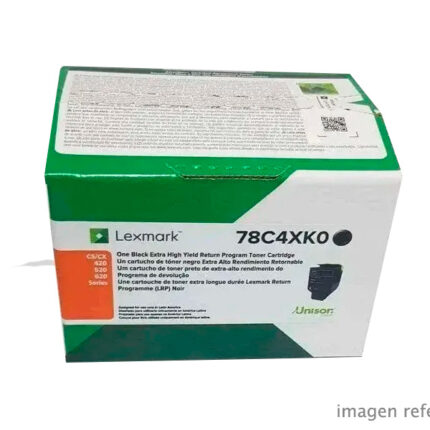 Toner Lexmark 78C4XK0 Extra High Black 8500 páginas