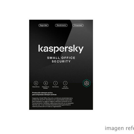 Software Kaspersky Small Office Security 5 PCs 1 servidor 1 año KL4541DDEFS