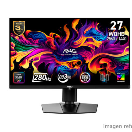 Monitor gaming MSI MAG 271QPX QD-OLED 26.5 pulgadas WQHD 360 Hz 0.03 ms