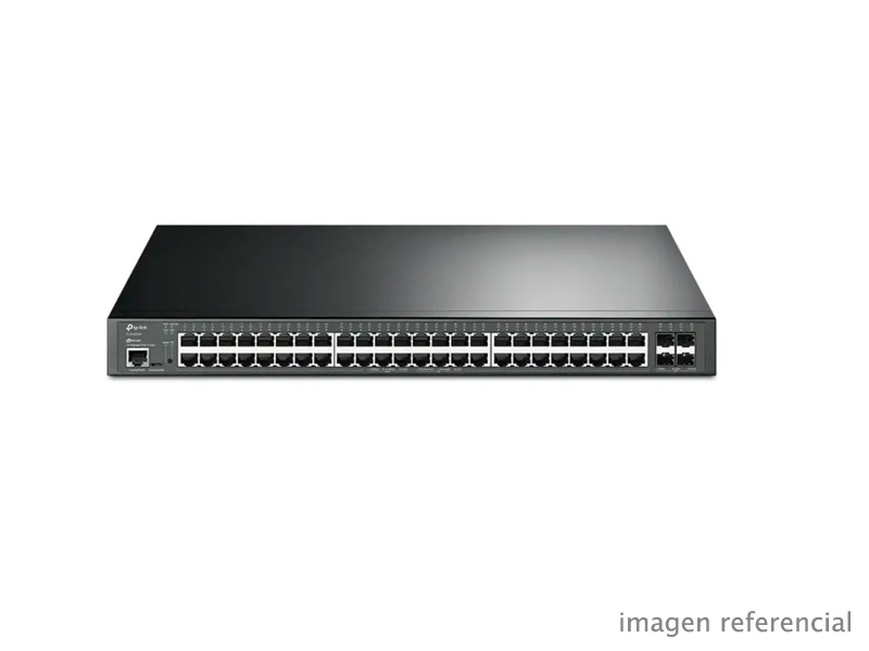 SG3452P Switch TP-Link Omada SG3452P 52 Puertos Gigabit L2+ Administrable 48 PoE+ 4 SFP 384W