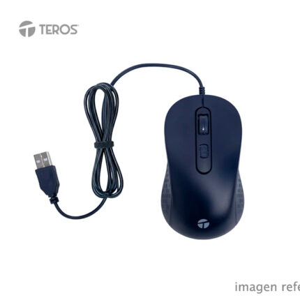 Mouse USB TEROS TE-1243S 2000 DPI azul