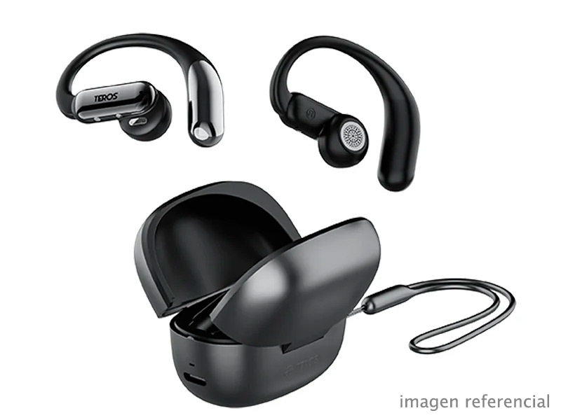 TE80715N Audífonos inalámbricos Auracity TEROS TE-80715N Bluetooth 5.4 con ENC y USB Tipo C
