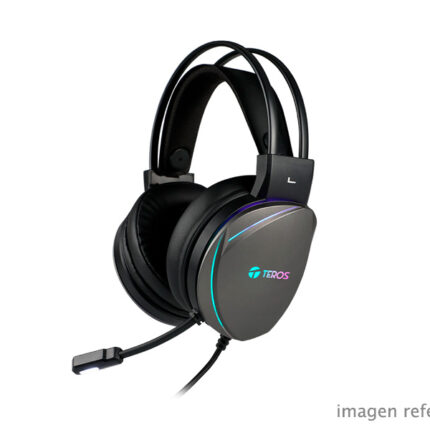 Auriculares gaming TEROS TE-8170N USB con sonido virtual 7.1 y luces RGB