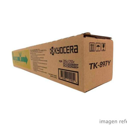 Toner Kyocera TK-897Y Yellow TASKalfa 205C 255C FS-C8520MFP FS-C8525MFP 6,000 páginas